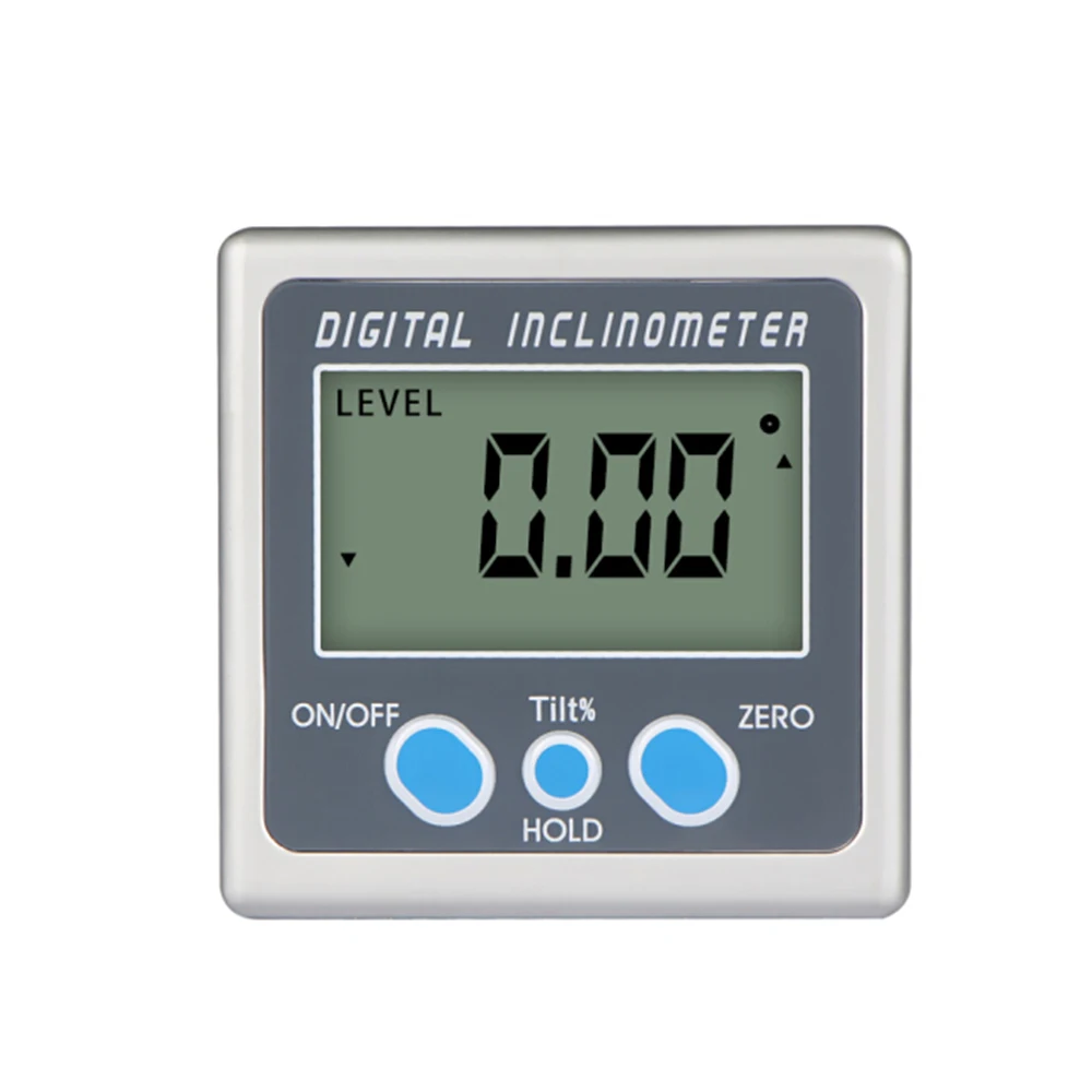 

Digital Inclinometer 0-360 Electronic Protractor Plastic Shell Bevel Box Angle Gauge Meter Magnets Base for angle measurement