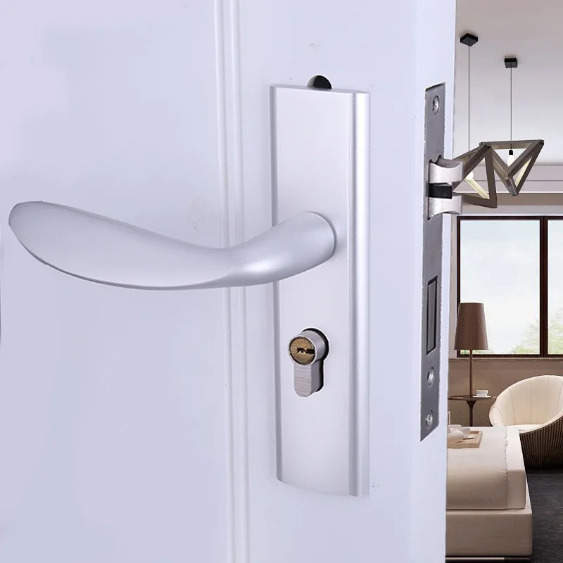 

Fechadura Cadeado Factory Direct Sale High-grade Locks Contracted Yabai Space Aluminum Hand Lock Mechanical Wholesale Hardware