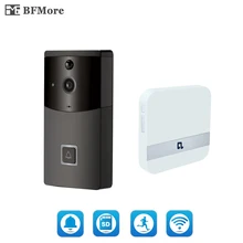 BFMore 720 P беспроводной Wi-Fi видео дверной звонок камера ночного видения двухсторонняя батарейка для детских игрушек управление Водонепроницаемая Крытая Кнопка