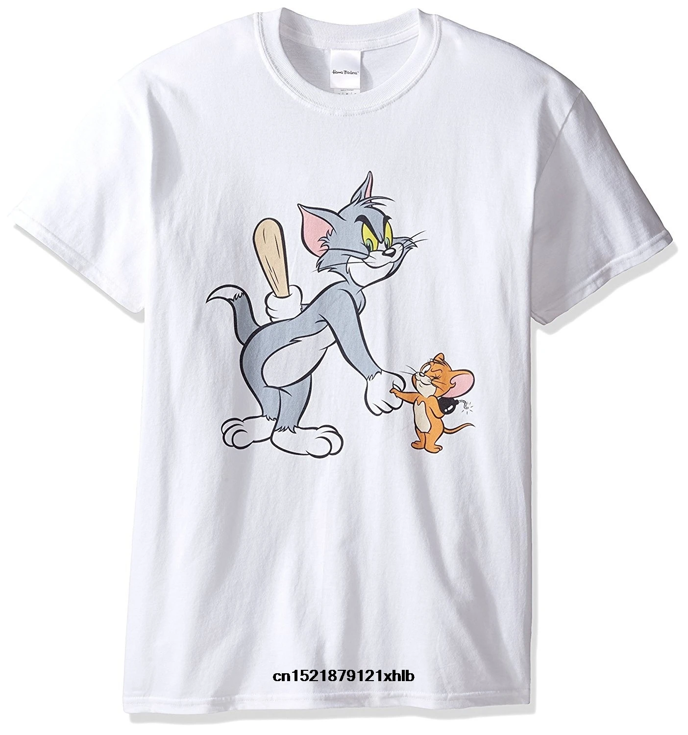 

Men T shirt Tom and Jerry Bat funny t-shirt novelty tshirt women