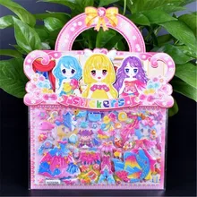 1PC Double Layer Cute Princess Girls Dress Up Sticker DIY Diary Phone Laptop Book Kids Anime Kawaii Stickers Toys for Children 1PC Double Layer Cute Princess Girls Dress Up Sticker DIY Diary Phone Laptop Book Kids Anime Kawaii Stickers Toys for Children
