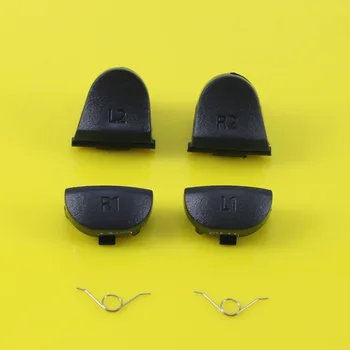 

JCD 30sets Black L2 R2 L1 R1 Trigger Buttons+ Springs Replacement Parts For PS4 Controller