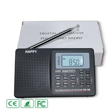 Portable FM Radio Full Band Digital MW SW LW External Antenna Receiver Music Player LCD Display Kit No Bluetooth Module Player tecsun r 911 11 wave band fm mw sw radio blue 2 x aa