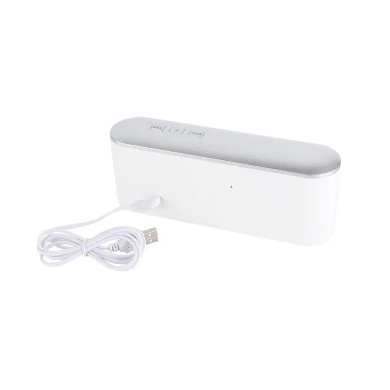  HOT-Household LED electronic Alarm clock mirror clock home thermometer with USB Digital Desk Alarm 