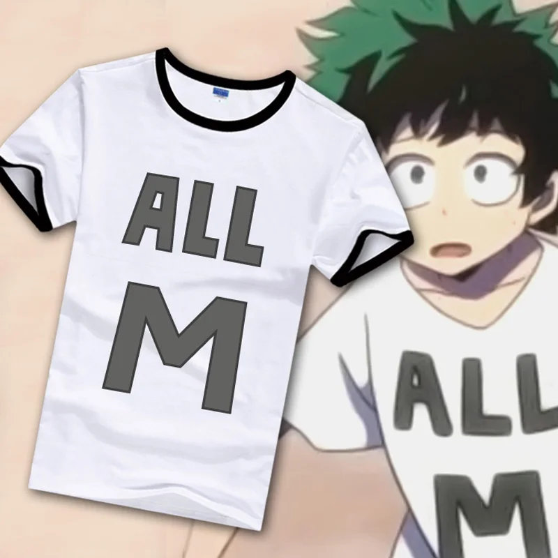 Cosworld Boku no Hero Academia T-Shirt Short Sleeve Tee Shirt My Hero Academia Izuku Midoriya Printed Summer Costume (5)
