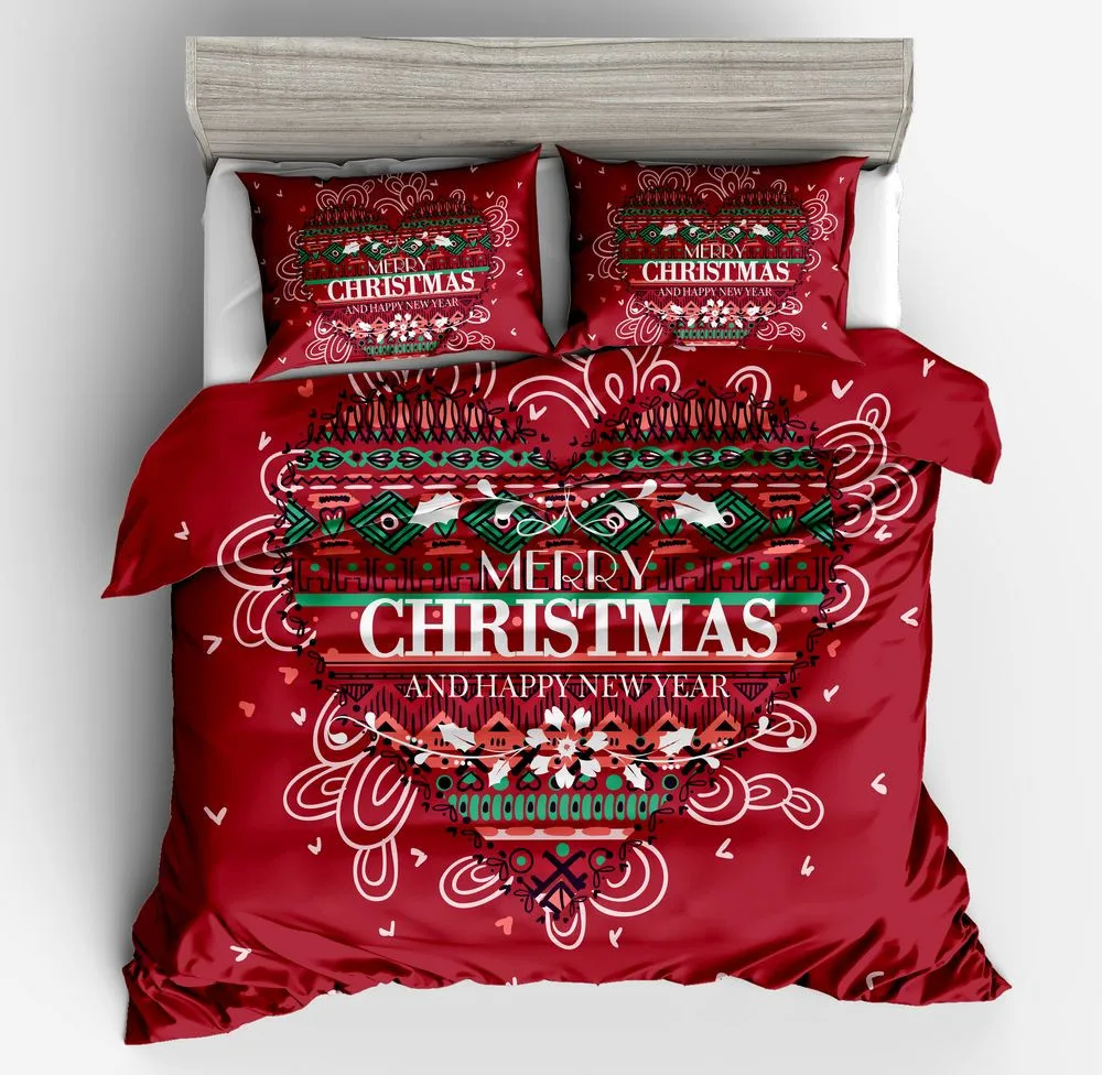 girls christmas bedding