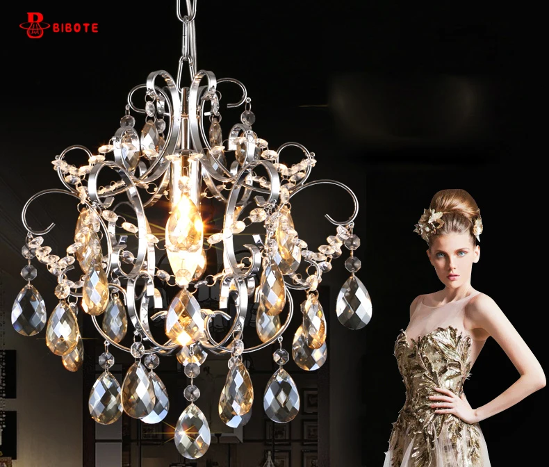 

2017 Luxury Crystal Chandelier Corrido Room Lamp lustres de cristal indoor Lights Crystal Pendants For Chandeliers Free shipping