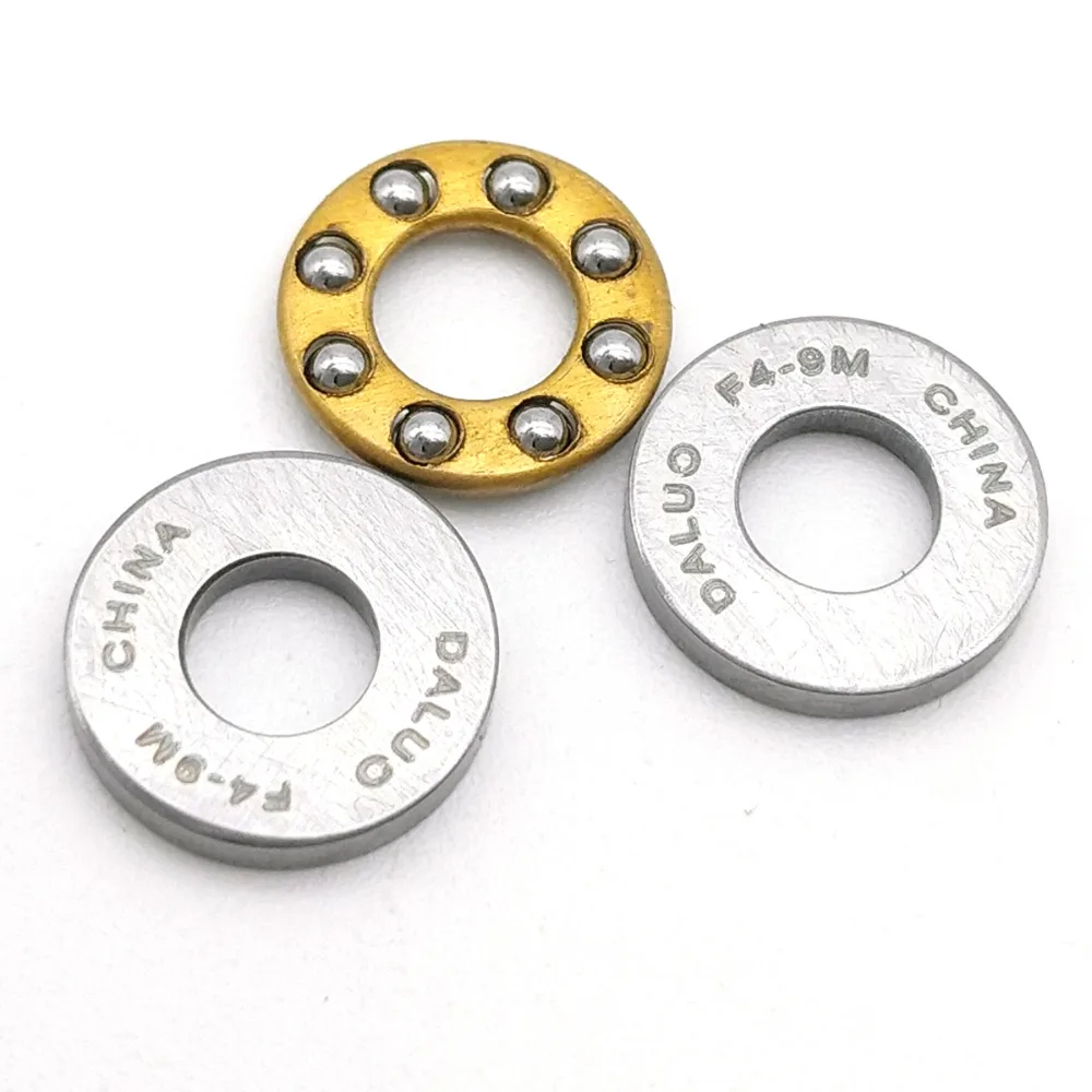 

DALUO Bearings F4-9M F4-10M 4X9X4 4X10X4 Thrust Ball Bearings Single Separable Direction Axial Deep Groove Ball Bearings