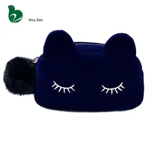 10 шт. милый кот neceser косметолог тщеславие путешествия туалетных составляют Макияж чемодан чехол для хранения Для женщин косметичка организатор