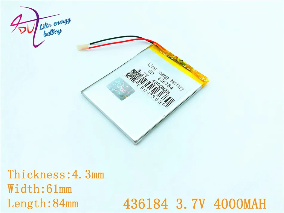 436184 456085 3,7 v 4000mah литий-полимерный Батарея с доской для Vx787 Vx530 Vx540t Vx585