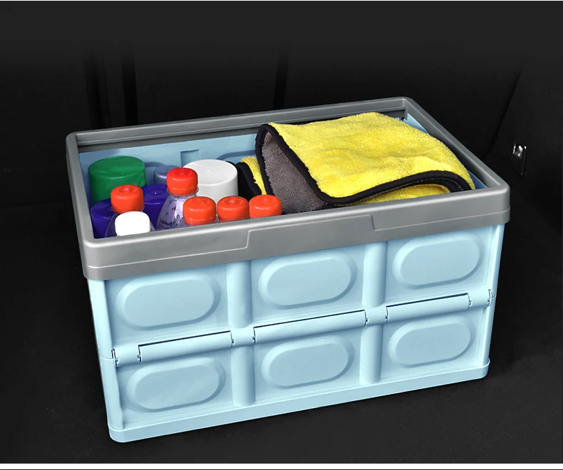 E-FOUR складной органайзер для багажника автомобиля и коробка для хранения идеально подходит для внедорожника автомобиля Семейные Vans путешествия и лагеря PP водонепроницаемый