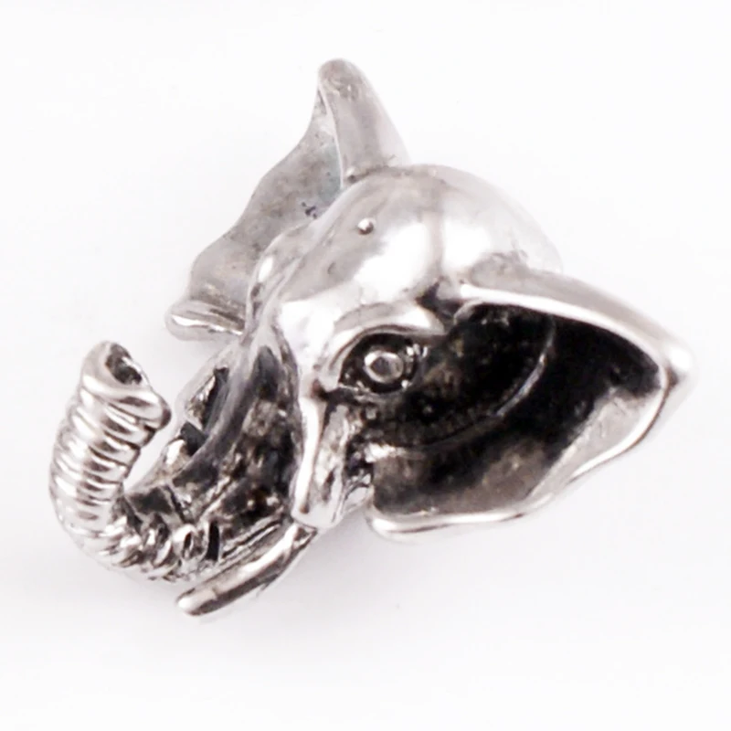 

XH520 Animal goat elephant leopard 18mm Metal snap button jewelry