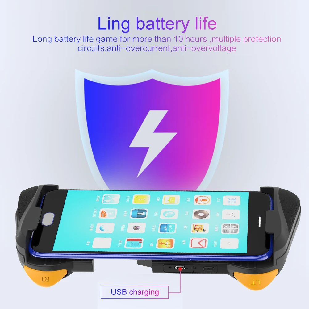  New Bluetooth 4.0 Wireless Rechargeable PUBG Mobile Game Triggers for IPhone Xiaomi Android IOS Gam