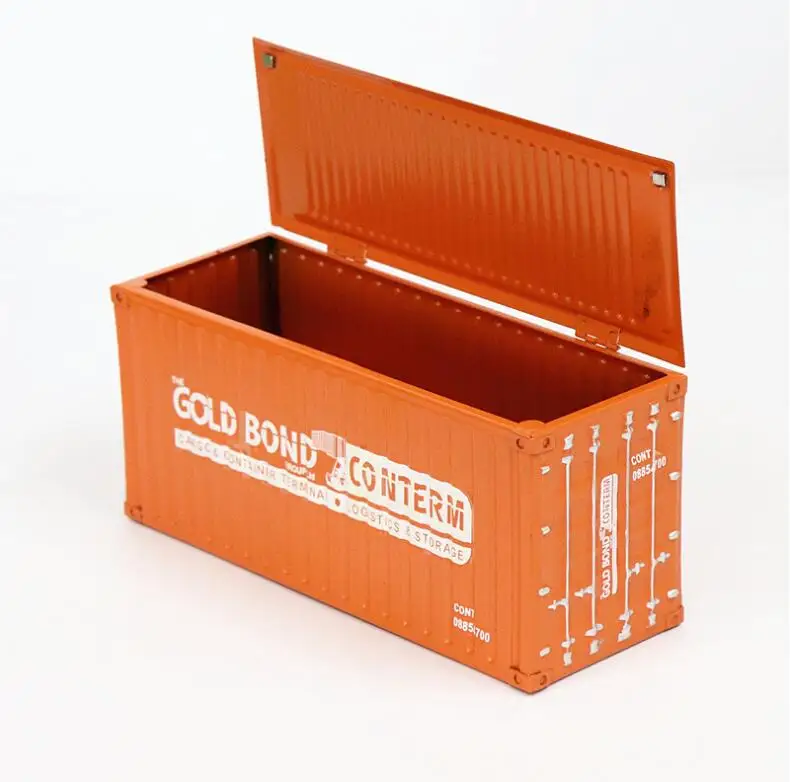 Ретро модель контейнера дизайнерская железная коробка для салфеток домашний бумажный контейнер для салфеток металлический бумажный чехол для хранения полотенец античный домашний декор 04266
