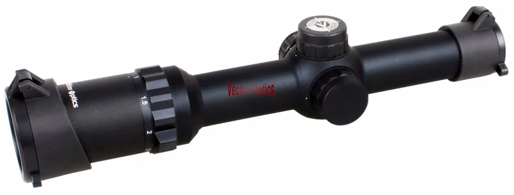 

Vector Optics 1-4x24 IR Shooting Rifle Scope with Mount Ring Illuminated Red Dot Sight for Deer Hunting