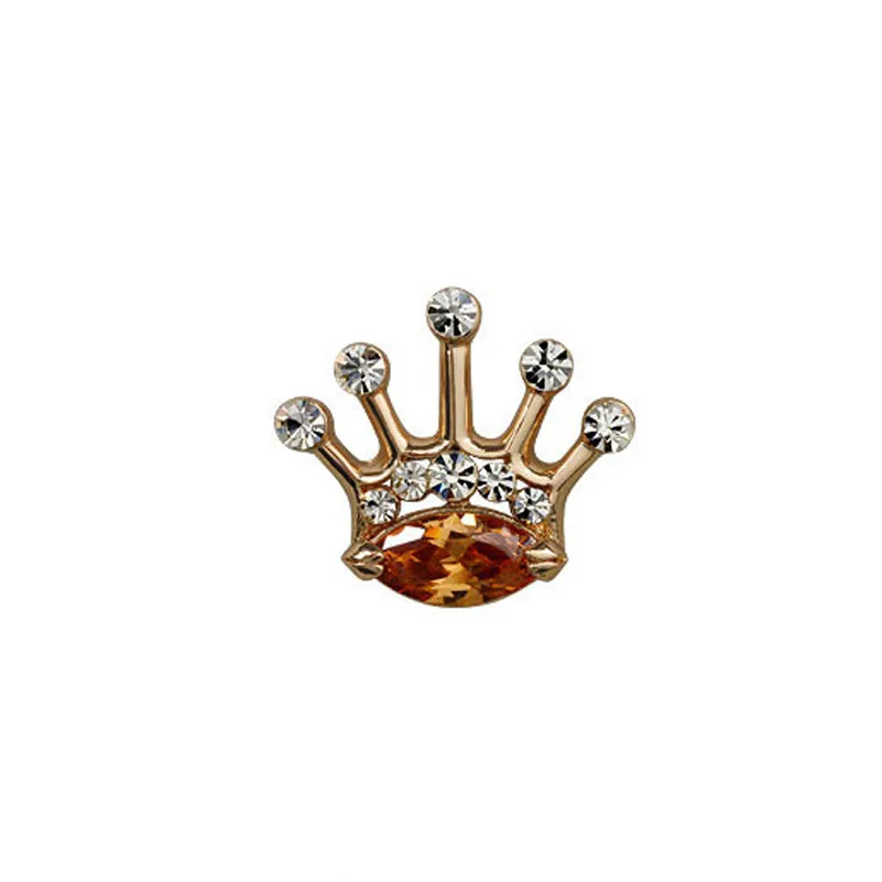 Мужская/Женская Брошь Стразы в форме короны 2 цвета|brooch jewelry|pin manbrooch fashion |