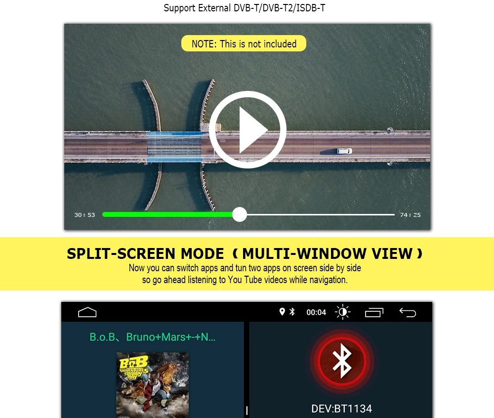 Discount AutoRadio1Din Android 9.0 Car DVD Player for GMC Sierra Yukon Chevrolet Traverse Express Acadia Denali Savana Equinox Tahoe GPS 13