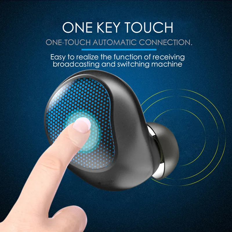

OwnFone T10 single ear Bluetooth wireless headset with charging compartment in-ear business mini touch single ear