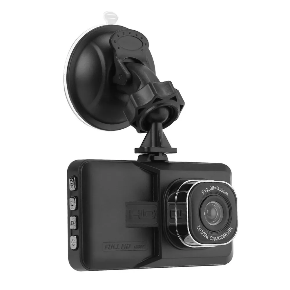 3.0 inch LCD Dash Camera Video Car DVR Recorder Full 1080P HD G-Sensor 32GB Motion Detector Cycle Recording 120 degree