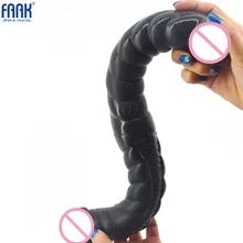 Super Long 43cm Double Dildo Realistic Penis for Lesbian Flirting Masturbation Stimulate Dong Vaginal Ass Sex Toys for Woman