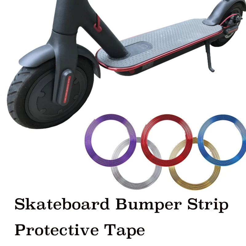 Koop Skateboard Bumper Strip 8 m voor Xiaomi Mijia M365 Elektrische Skateboard Auto Scooter Onderdelen Decoratieve Strips