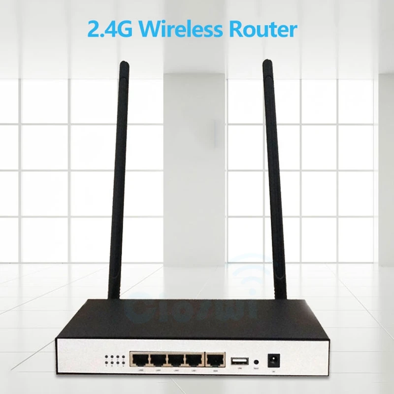 

Cioswi Wifi Router 2.4G Openwrt Wireless Router Pocket Wifi Hotspot Easy Setup 2*5dBi High Gain Antenna Wide Coverage