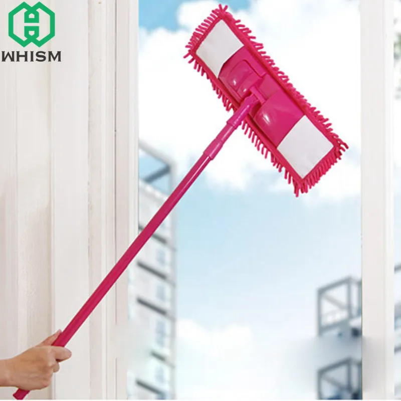 

WHISM Chenille Mop Head Washable Flat Mop Heads Bathroom Replacement Cloth Floor Mop Wiper Duster Accessories Cleaning Tool