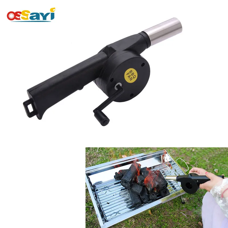 

Ossayi Manual BBQ Fan Air Blower For Make Fire Help Charcoal Burn Picnic Cooking Lighters Serving Utensil Barbecue Tools