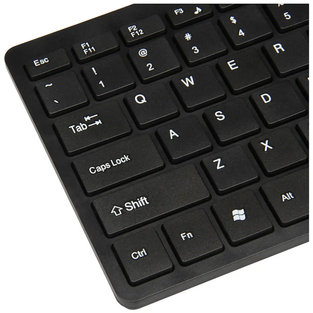 Проводная клавиатура ультра-тонкий тихий маленький размер 78 клавиш Мини Мультимедиа Usb клавиатура для ноутбука ПК