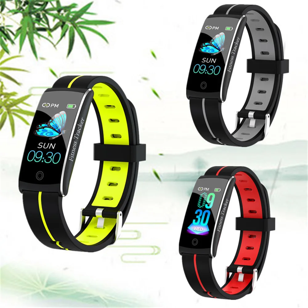 

Touch Screen IP68 Smart Bracelet Heart Rate Blood Pressure SmartBracelet Call Message Reminder Pedometer Smart Bracelet