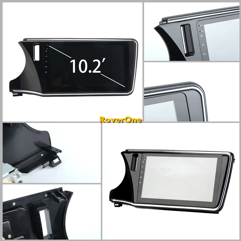 Top RoverOne Android 9.0 Octa Core Car Radio GPS For Honda City 2015 2016 10.2