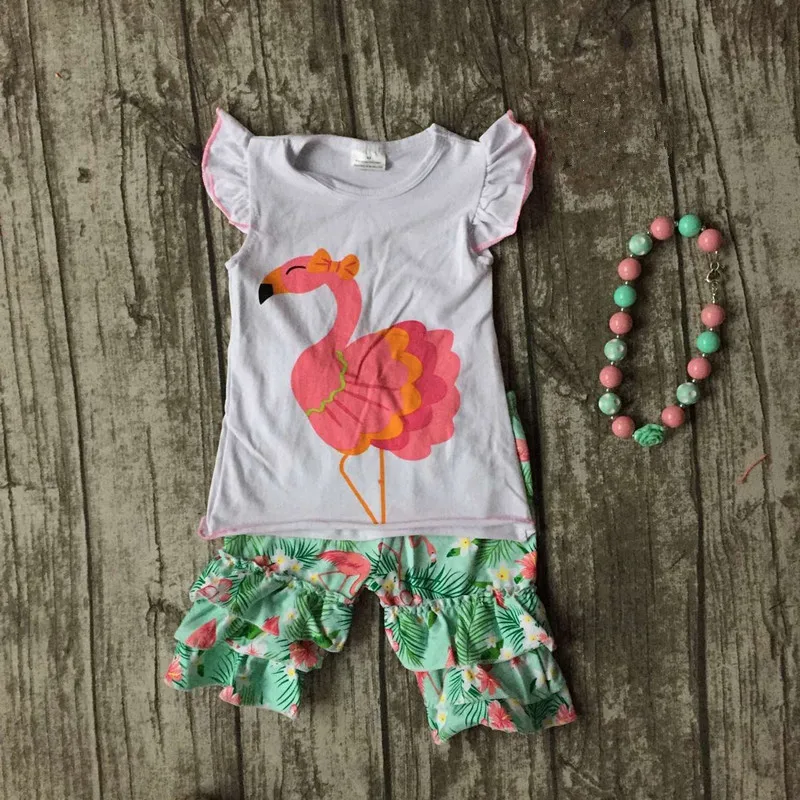 Aliexpress.com : Buy baby Girls Summer clothes children flamingo top