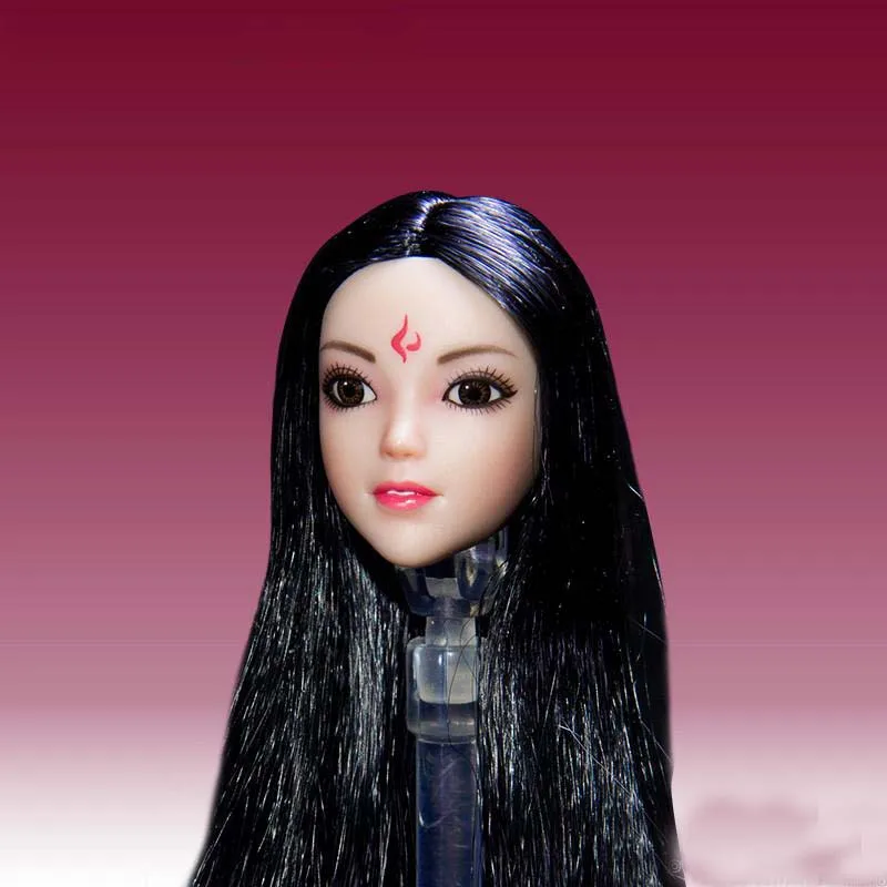Игрушки Mnotht масштаб 1/6 женская голова лепка кукла резьба модель подходит для OB BJD