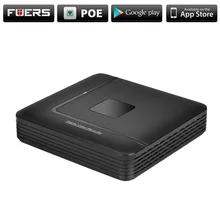 Fuers домашняя система безопасности 12 В PoE NVR рекордер инфракрасный детектор движения сигнализация наблюдения NVR 4CH 1080P с 4CH PoE портом 12 В