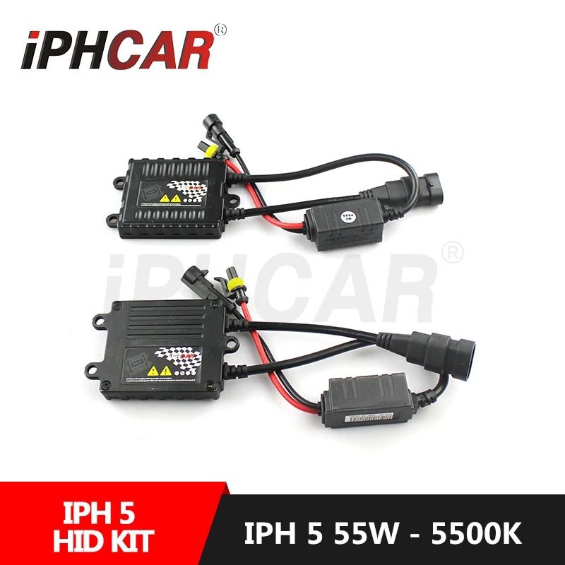 Бесплатная доставка IPHCAR 55 Вт H1 H4 H7 H8 H11 9005 9006 HID ксеноновый Комплект AC Slim Ballast Xenon Hid