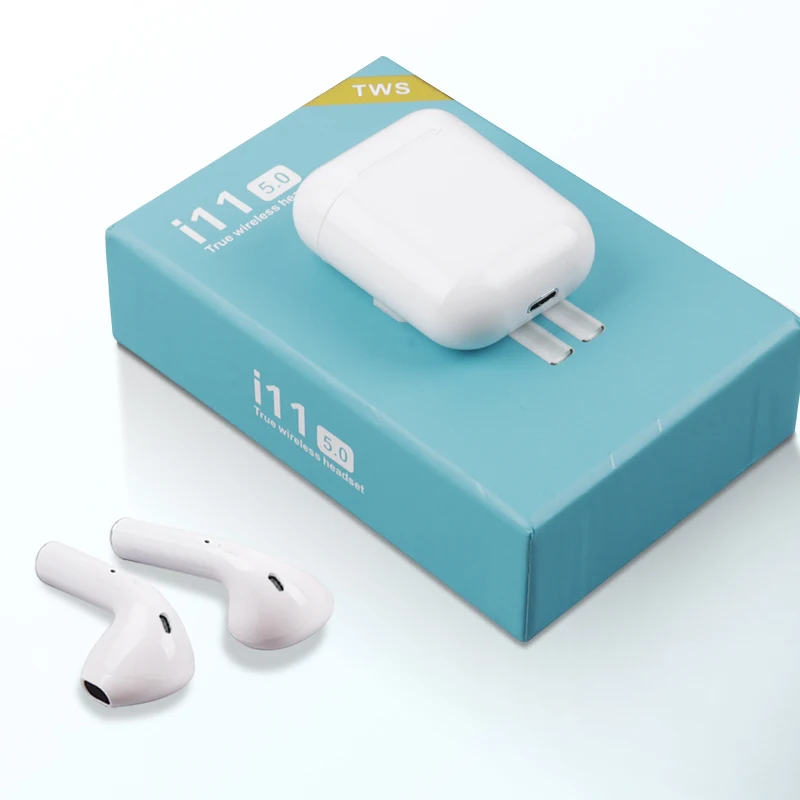 

New i11 tws pk i100 tws Bluetooth Headset Wireless Headset Bluetooth 5.0 Earbud Touch Headphones for all mobile phones pk i20