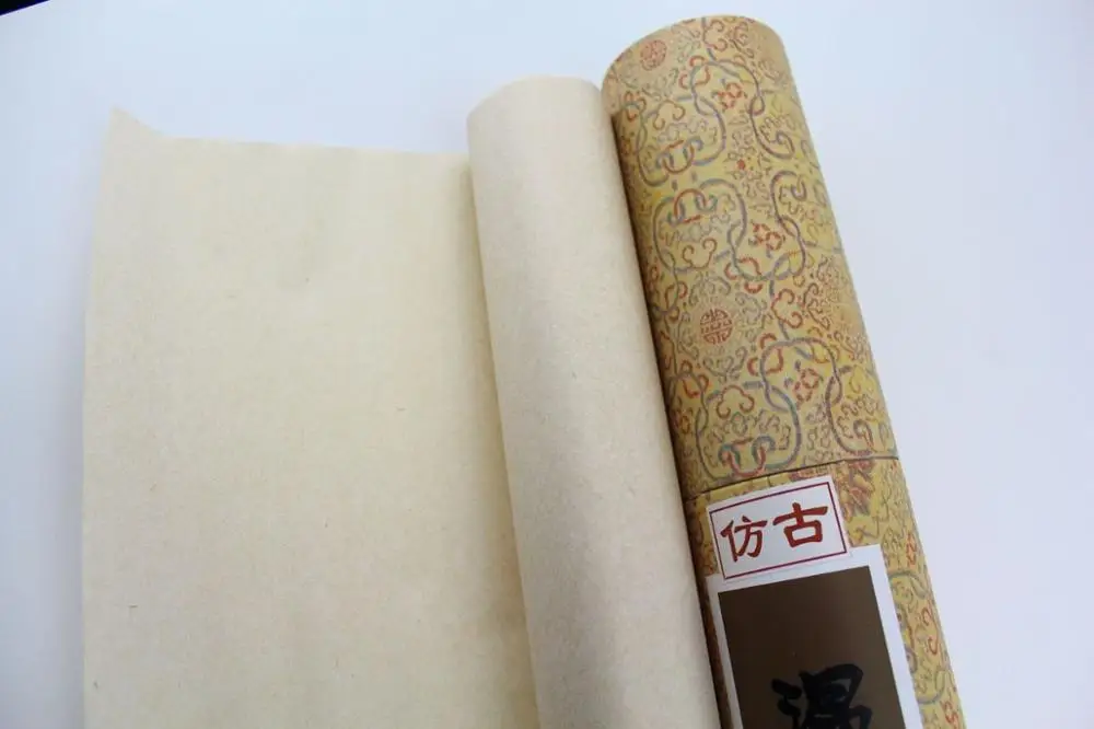 Вэньчжоу архаизмы белый Xuan рисовая бумага тутового дерева Картина бумага для каллиграфии - Цвет: 1pc Archaize69cmx10M