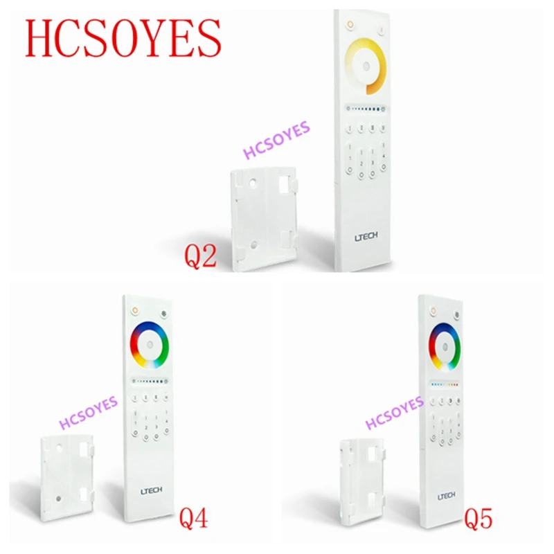 

Ltech RF Remote Controller 4 zone Q2 CT Q4 RGBW Q5 RGB+CCT led Strip work with F4-3A F4-5A Constant Voltage wireless Receiver