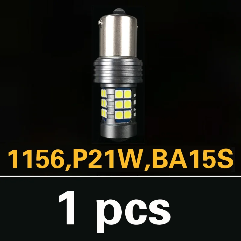 1pcs Car LED Reverse Light Canbus Backup Lamp W16W 921 T15 P21W BA15S w21w For Skoda Superb Octavia A7 A 5 2 Fabia Rapid Yeti - Испускаемый цвет: 1156 P21W BA15S