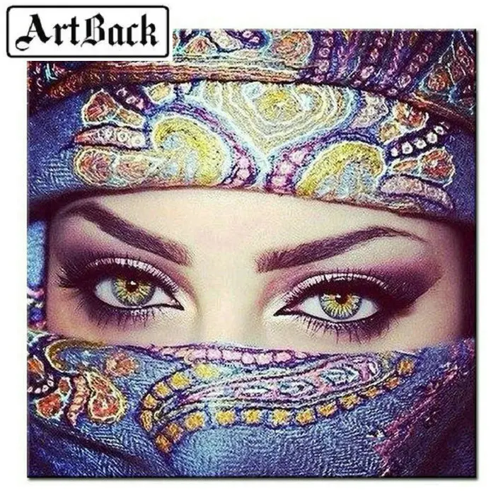 New Arrival Sale 5d Diy Diamond Painting Woman Square Round Full 3D Crystal Mosaic Embroidery 20x20cm for Home Decor | Дом и сад