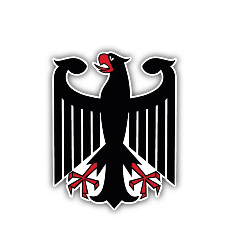 

10CM*12.8CM Car Accessories Bundesadler Germany Coat Of Arms Decal Car Sticker 6-1482