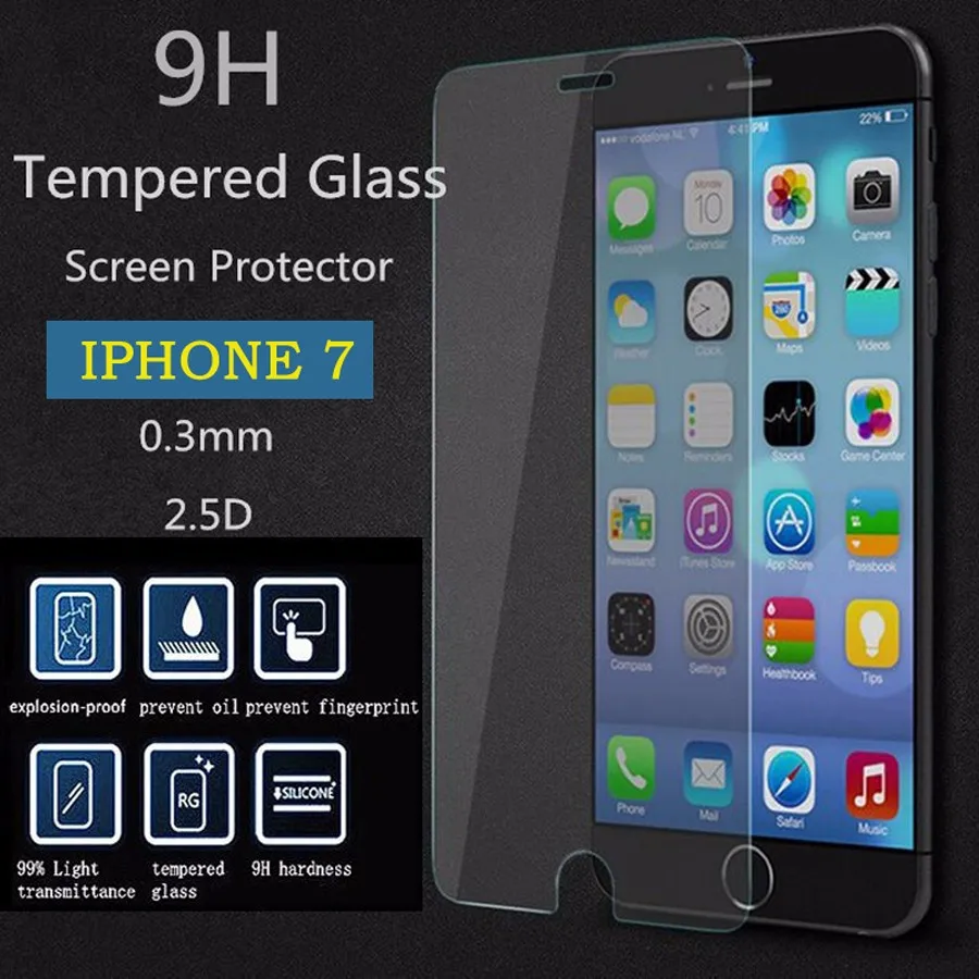 Защитное стекло для iphone 6 Защитная пленка экрана x протектор из закаленного