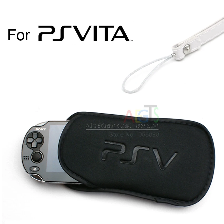 2in1 Black Soft Sleeve Bag Case Carry Pouch Protective Cover For Sony Ps Vita Pch 00 Psv 1000 00 Game Accessories With Strip Cover Case Accessory Sleevecover For Aliexpress