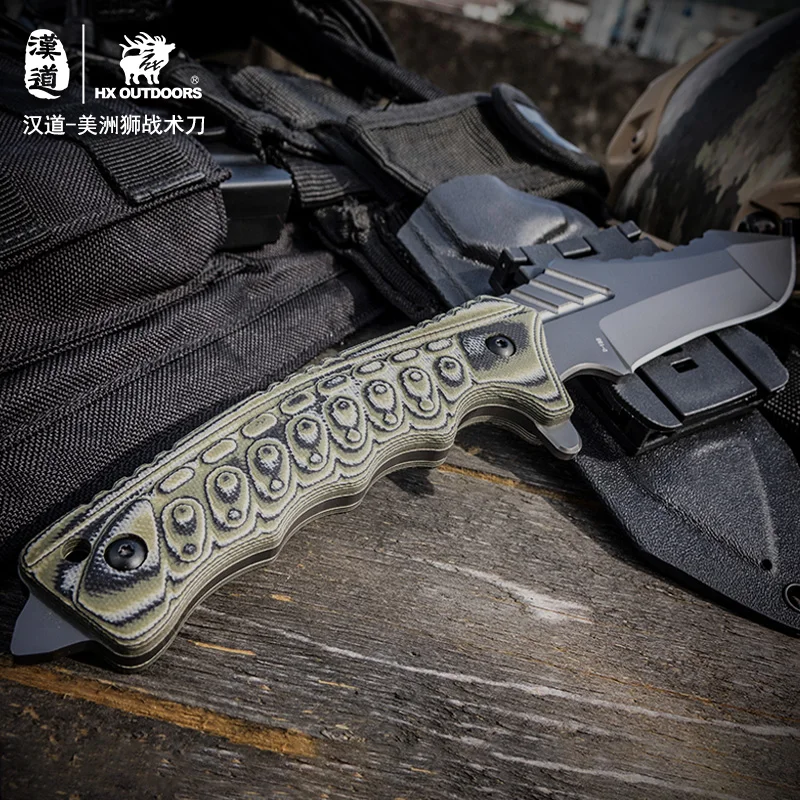 HX уличный войсковой ножи с фиксированным лезвием нож спасательные инструменты охотничьи ножи коррозионная стойкость пряжки для подвешивания аксессуаров