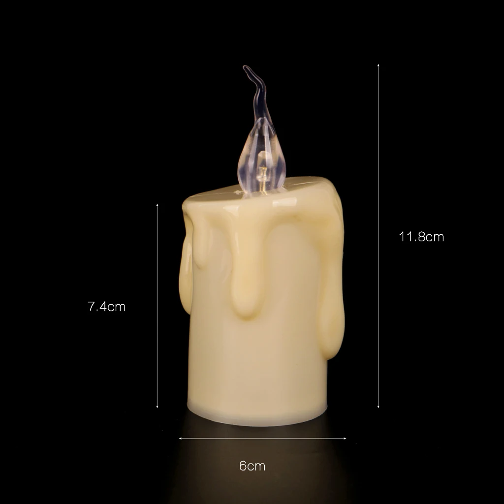 Baolaze безопасный беспламенный светодиодный подсвечник для свечей для свадьбы, дня рождения, юбилея, вечерние, Декор