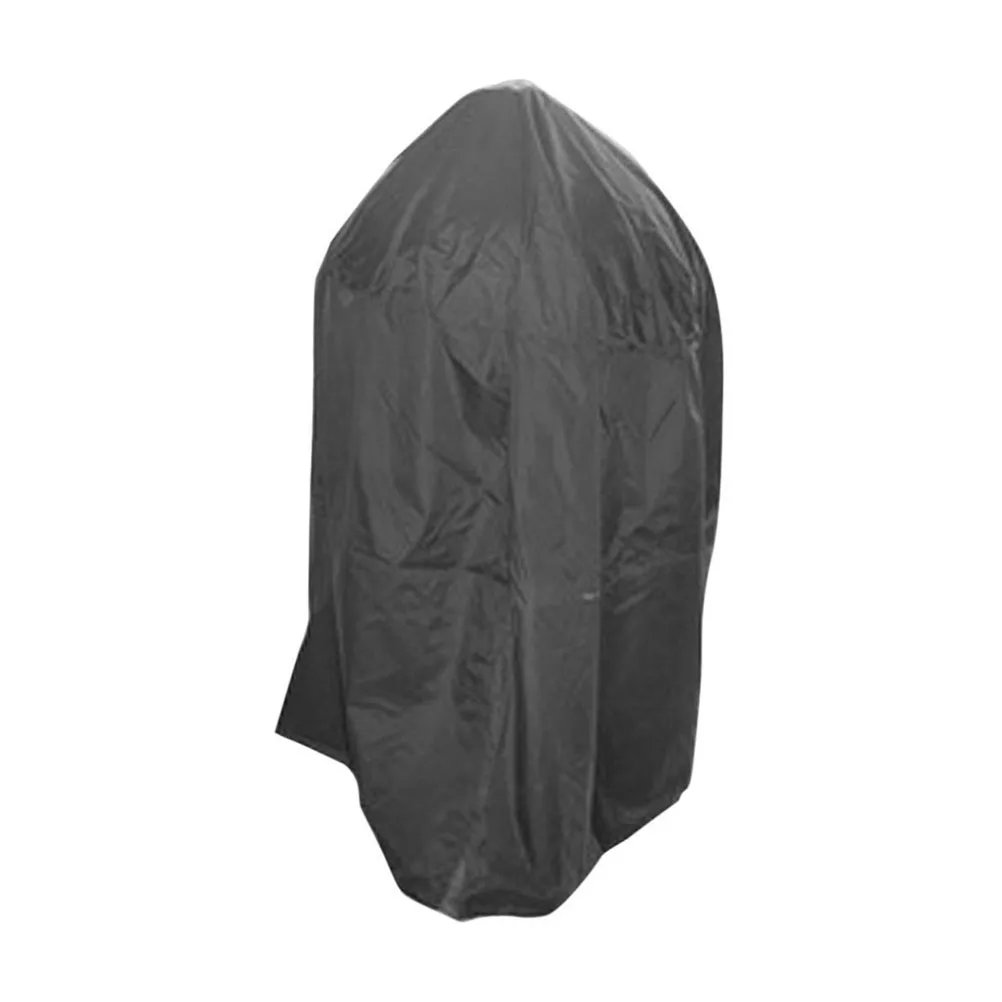 77cm Round Waterproof BBQ Barbecue Cover with Storage Bag (Black)in