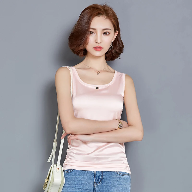 

Brand New fashion slim summer women vest sleeveless blue red elegant women tops O-neck solid sexy women blouse 901B 40
