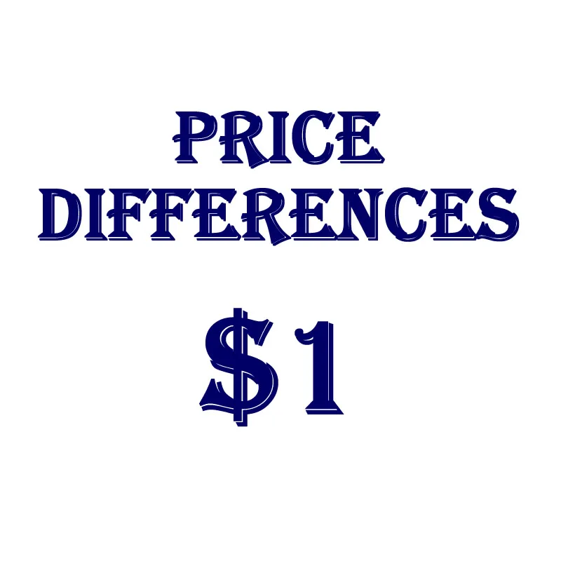 

price differences $1