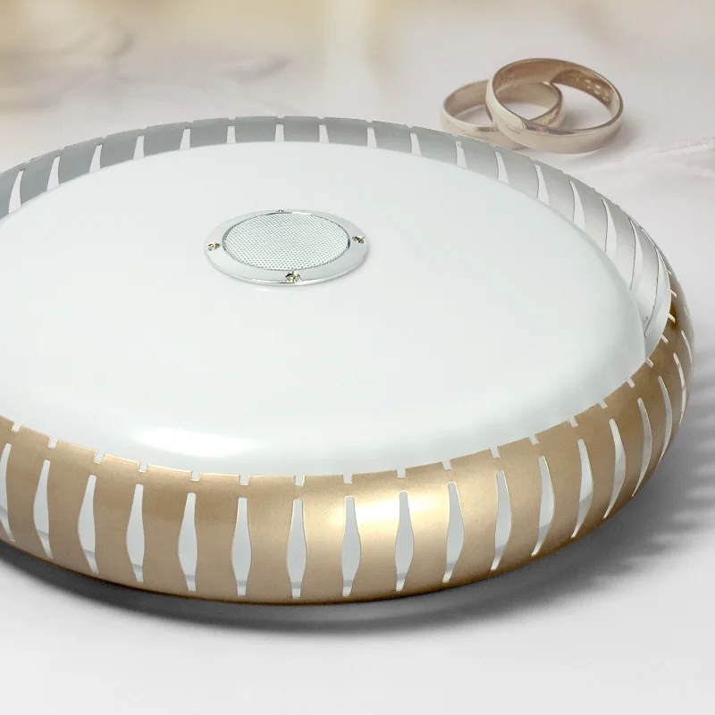2017 Новый RGB Dimmable 36 W Светодиодный потолочный светильник с Bluetooth и музыкой 90 260 V