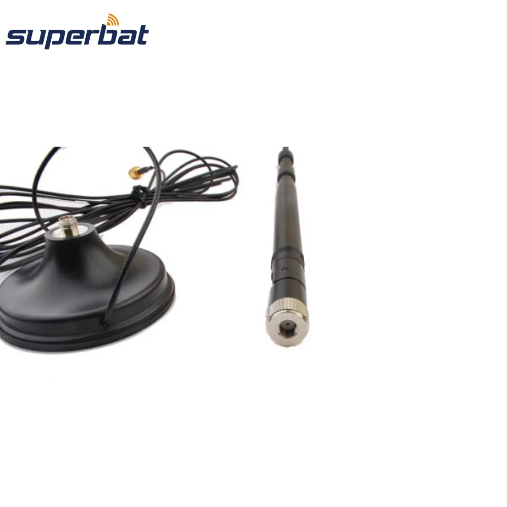 Superbat 2 4 GHz 9dBi 2400 2500MHz Omni WIFI антенный усилитель с 50 Ohm 3M расширенным кабелем RP SMA Male